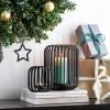 Christmas Chic lyslykt 22,5 cm jern/svart