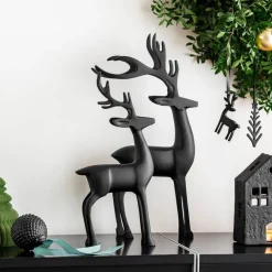 Christmas Chic Rådyr 44 cm svart