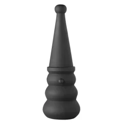Christmas Chic snømann 20,5 cm svart