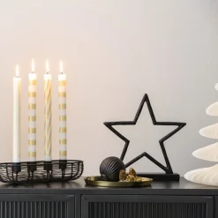 Christmas Chic stjerne 27x26x65 cm svart