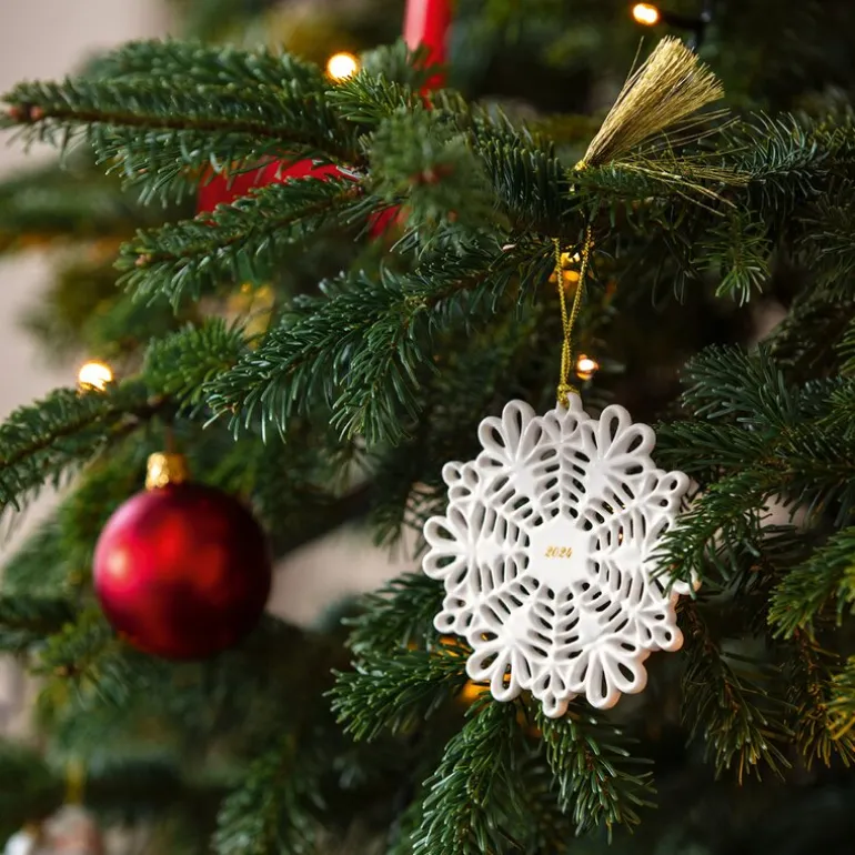 Christmas Classic juletrepynt snøflak 10 cm