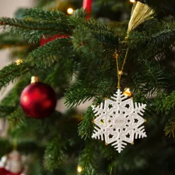 Christmas Classic juletrepynt snøflak 10,5 cm