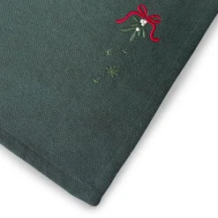 Christmas Fable dekkebrikker Misteltein 49x32 cm grønn