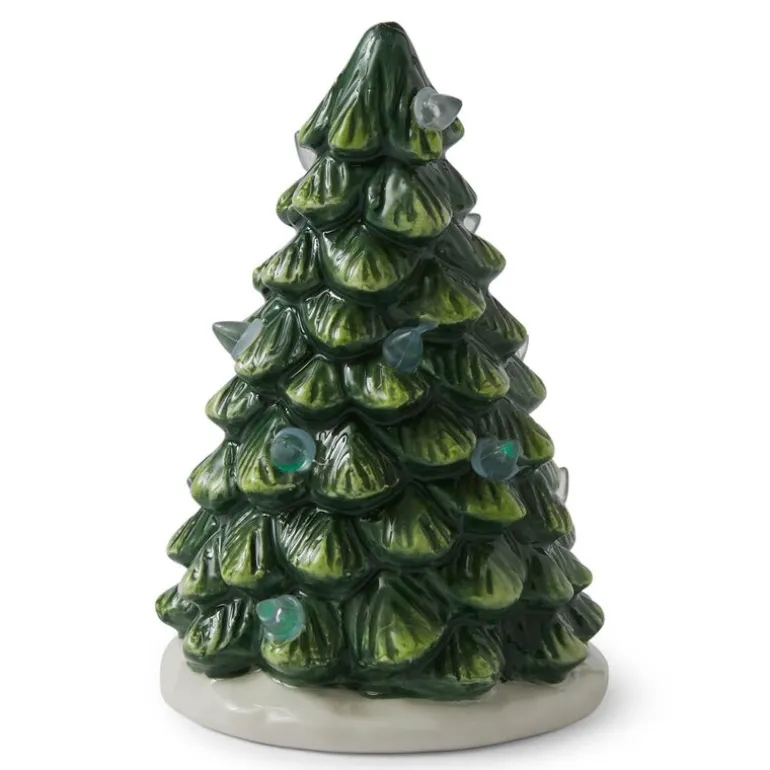 Christmas Tree landsbydekor LED lykt 10x6,5 cm