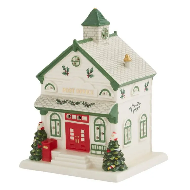Christmas Tree postkontor LED lykt 17x12,4x10,6 cm