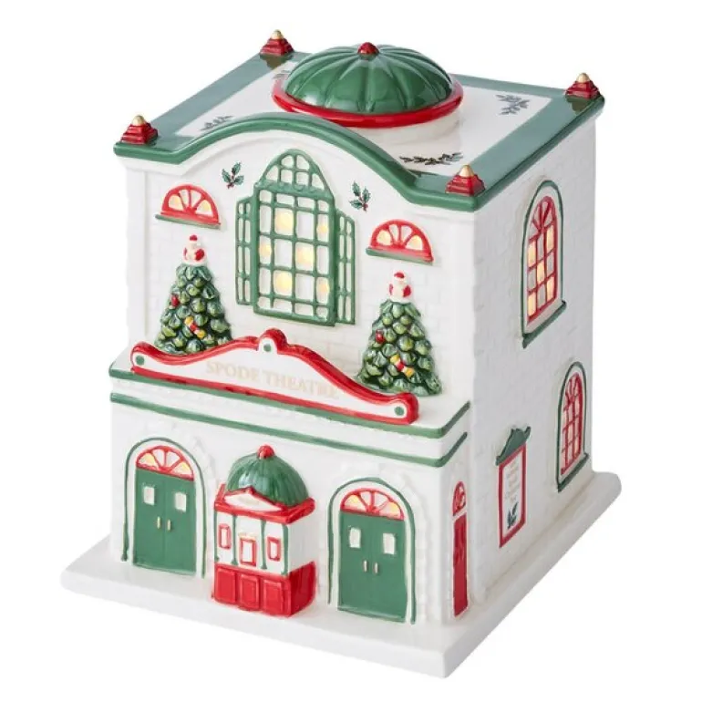 Christmas Tree teater LED lykt 14,5x12,8x12 cm