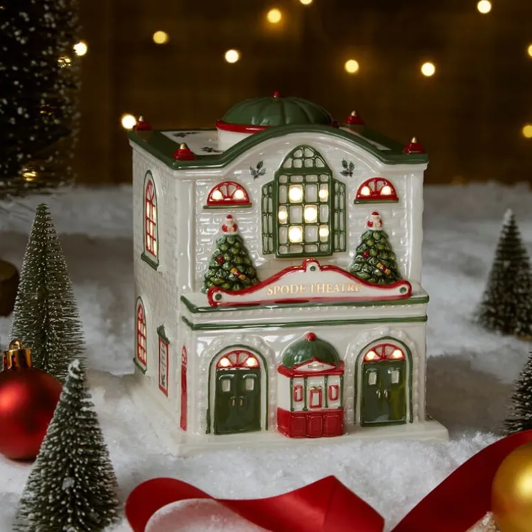 Christmas Tree teater LED lykt 14,5x12,8x12 cm