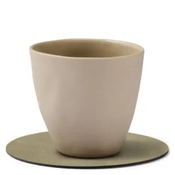 Circle Nupo glassbrikke 10 cm herbal dust