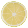 Citron asjett 22 cm sitron gul