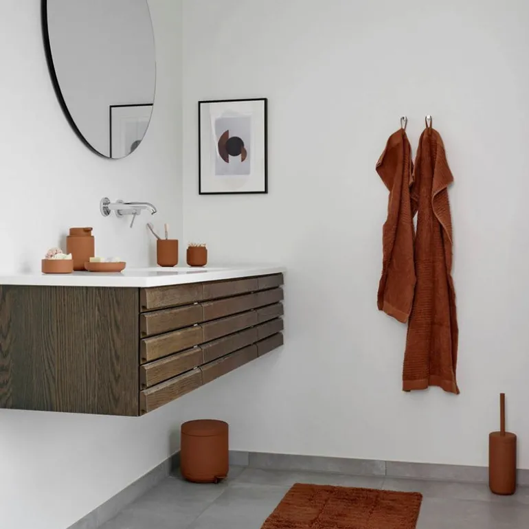 Classic badehåndkle 70x140 cm terrakotta