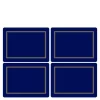 Classic bordbrikke 40x30 cm 4 stk midnatt