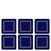 Classic glassbrikke 6 stk midnatt