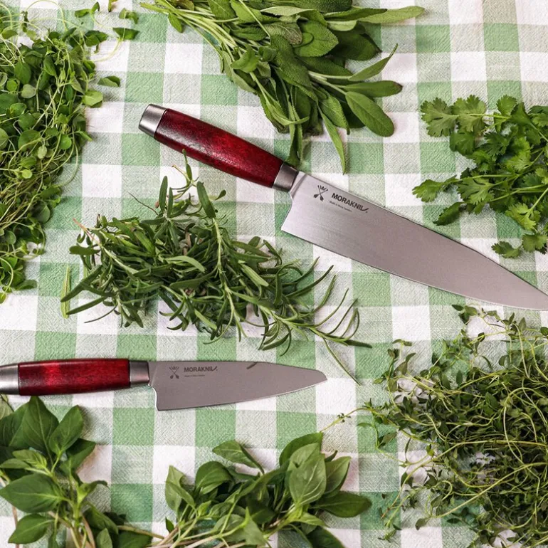 Classic 1891 knivsett 2 stk rød bjørk