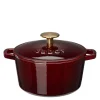 Classic støpejernsgryte 2L Zinfandel Brass