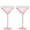 Claude cocktailglass 25 cl 2 stk rosa