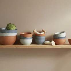 Clay skål 24 cm sky
