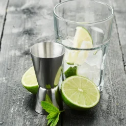 Cocktailmålebeger  8 cm stål