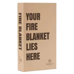 Coffee Table Book med brannteppe 16x28 cm beige