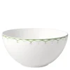Colourful Spring salatskål 24 cm hvit/grønn