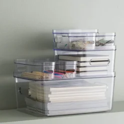 Compact oppbevaringsboks slim 1,3L klar