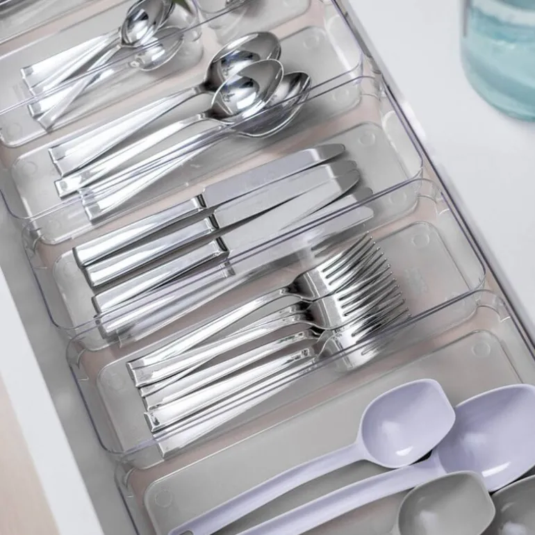 Compact organizer clear 30x10 cm