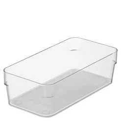 Compact organizer clear 20x10 cm sort