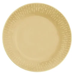 Confetti pastatallerken 23 cm mustard