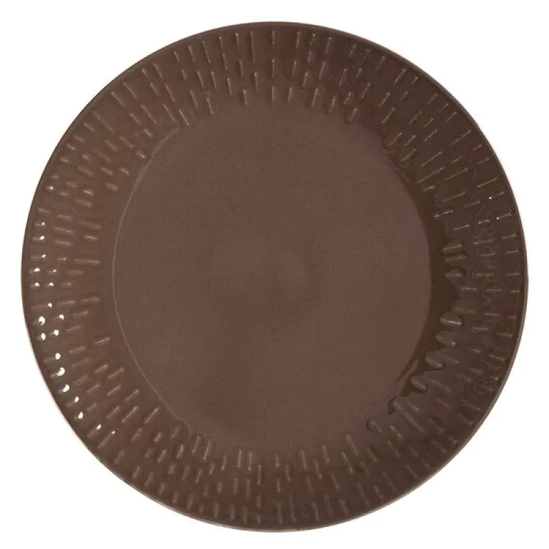 Confetti tallerken 21 cm Chocolate