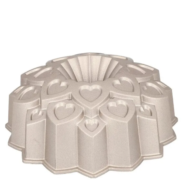 Contoura bakeform love 29 cm sølv