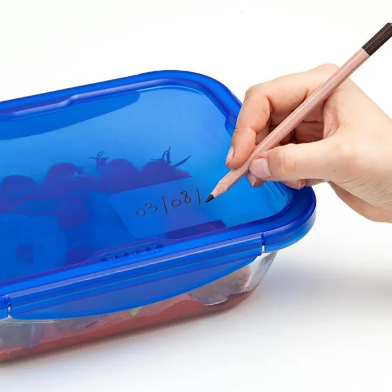 Cook & Go matboks 20x15 cm 0,8L klar/blå