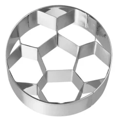 Cookie Cutters pepperkakeform fotball 6,5 cm rustfritt stål