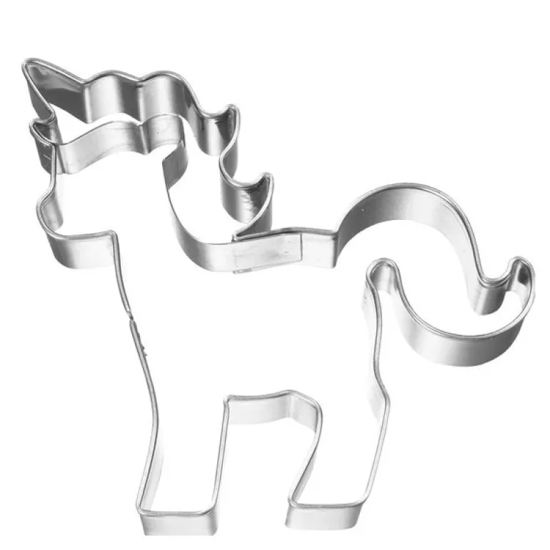 Cookie Cutters pepperkakeform enhjørning 8,5 cm rustfritt stål