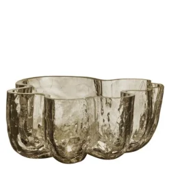 Crackle bolle 25 cm taupe