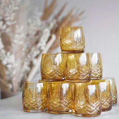 Crispy Aqua vannglass 23 cl 2 stk citrine
