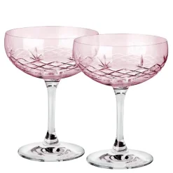 Crispy Gatsby champagneskål 30 cl 2 stk topaz