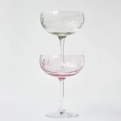Crispy Gatsby champagneskål 30 cl 2 stk emerald