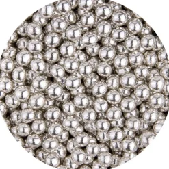 Crispy kuler 6mm 75g sølv