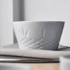 Crispy Porcelain skål 2 48 cl hvit