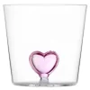 Cuore vannglass 35 cl hjerte rosa