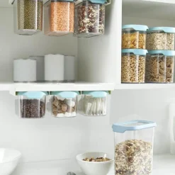 CupboardStore oppbevaringssett  klar/blå
