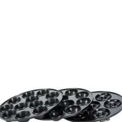 Cupcake-/munkjern CM3 3in1 svart/stål