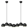 Cupolo pendellampe 7 lys 101 cm svart