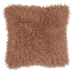 Curly putetrekk 48x48 cm terracotta