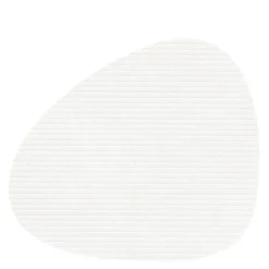 Curve Corduroy glassbrikke 11x13 cm Pure White