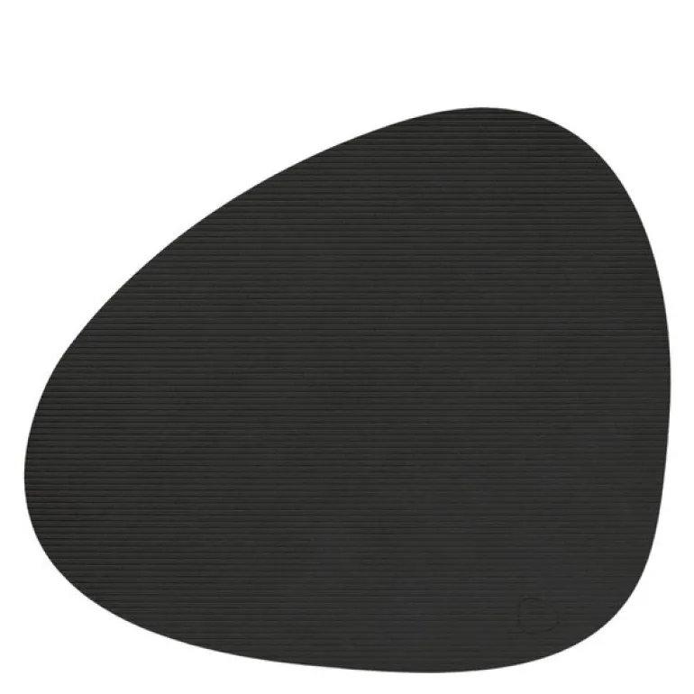 Curve Corduroy spisebrikke 37x44 cm Black Ink