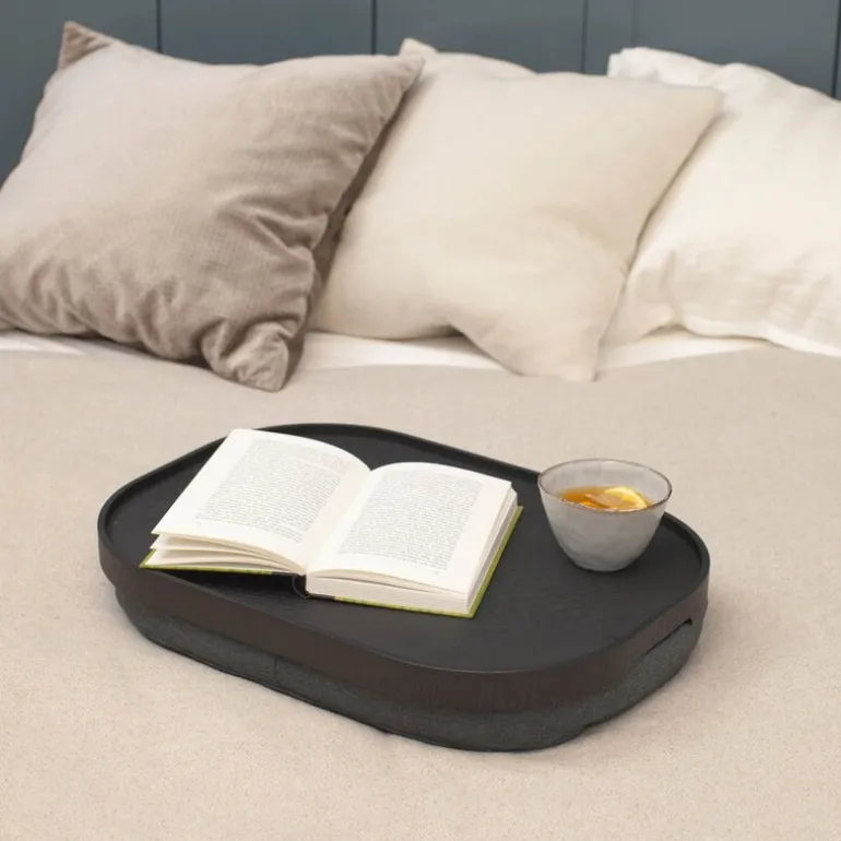 CurveLine knebrett anti-slip 47x34 cm svart/grå