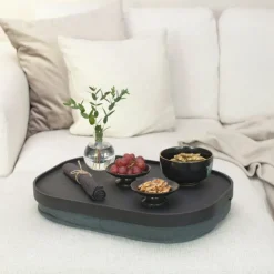 CurveLine knebrett anti-slip 47x34 cm svart/grå