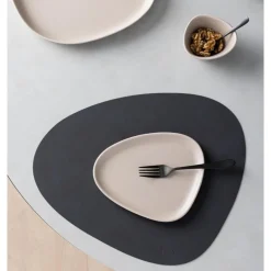 Curve Stoneware frokosttallerken 22x19 cm sand