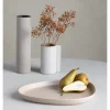 Curve Stoneware serveringsfat 35x30 cm sand