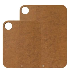 CUT-IT skjærebrett 2 stk cellulose brun